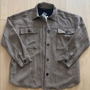 🍂 Anthropologie Autumn Checkered Shacket 🍂